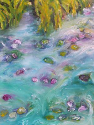 rushing water